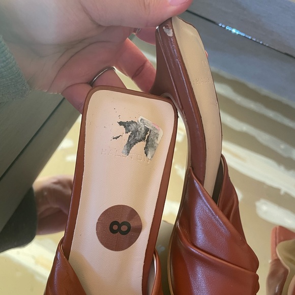 NWOT Halston Launda Brown High Heel Dress Sandals many sizes available! - Picture 16 of 16